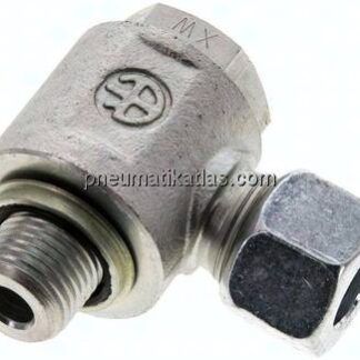 Winkel-Schwenkverschraubung M 16x1,5-12 L (M18x1,5), Stahl verzinkt