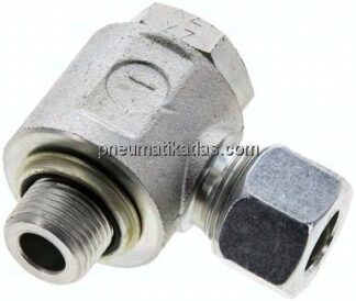 Winkel-Schwenkverschraubung G 3/8"-12 L (M18x1,5), Stahl verzinkt