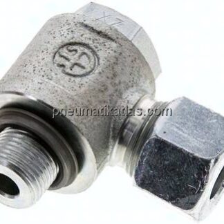 Winkel-Schwenkverschraubung G 3/8"-12 S (M20x1,5), Stahl verzinkt