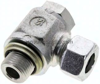 Winkel-Schwenkverschraubung G 1/2"-15 L (M22x1,5), Stahl verzinkt