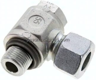 Winkel-Schwenkverschraubung G 1/2"-16 S (M24x1,5), Stahl verzinkt