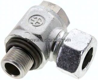 Winkel-Schwenkverschraubung G 1/2"-18 L (M26x1,5), Stahl verzinkt