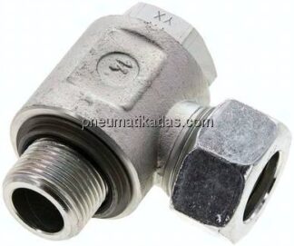 Winkel-Schwenkverschraubung G 3/4"-22 L (M30x2), Stahl verzinkt