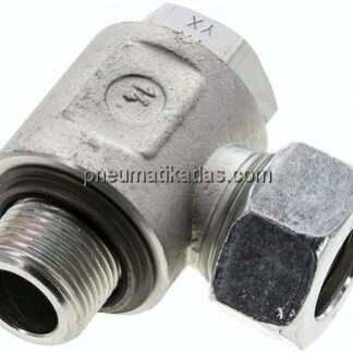 Winkel-Schwenkverschraubung G 3/4"-22 L (M30x2), Stahl verzinkt
