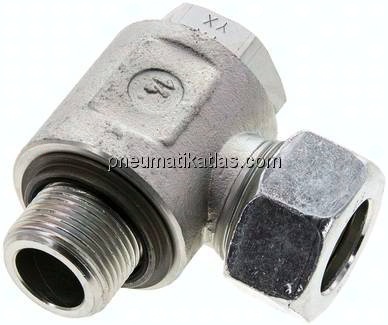 Winkel-Schwenkverschraubung G 3/4"-22 L (M30x2), Stahl verzinkt