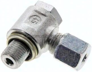 Winkel-Schwenkverschraubung G 1/4"-6 S (M14x1,5), Stahl verzinkt