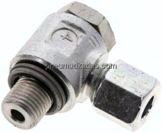 Winkel-Schwenkverschraubung G 1/4"-8 L (M14x1,5), Stahl verzinkt