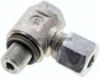 Winkel-Schwenkverschraubung G 1/4"-8 S (M16x1,5), Stahl verzinkt