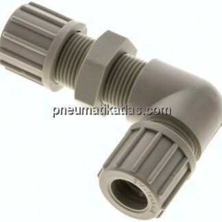 Winkel-Schott-Verschraubung 14x12mm, Polypropylen