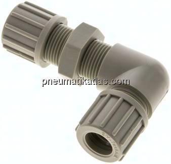 Winkel-Schott-Verschraubung 14x12mm, Polypropylen