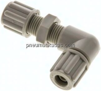 Winkel-Schott-Verschraubung 6x4mm, Polypropylen