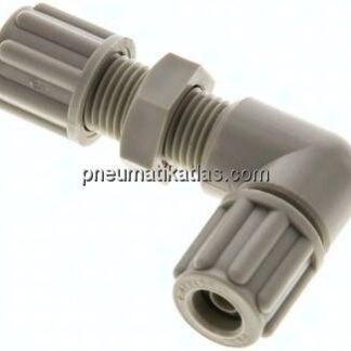 Winkel-Schott-Verschraubung 6x4mm, Polypropylen