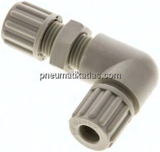 Winkel-Schott-Verschraubung 8x6mm, Polypropylen
