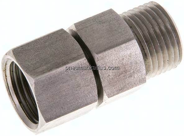 Heißwasser-Drehgelenk, G 1/2"-G 1/2", Edelstahl, PN350