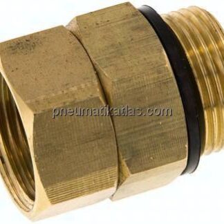 Heißwasser-Drehgelenk, G 3/4"-G 3/4", Messing