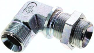 Winkel-Schottnippel, 60°-Kegel G 1", Stahl verzinkt