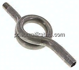 Wassersackrohr Kreisform (1.4571) G 1/2" (AG)