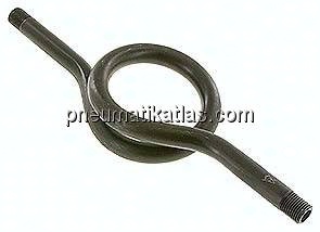 Wassersackrohr Kreisform (ST 35.8) G 1/4" (AG)