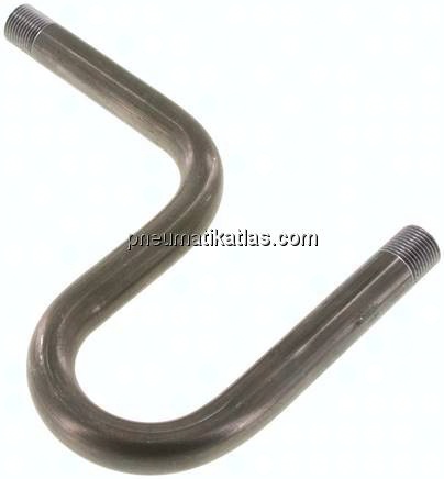 Wassersackrohr U-Form(ST 35.8) G 1/2" (AG)-G 1/2" (AG)