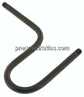 Wassersackrohr U-Form(ST 35.8) G 1/4" (AG)-G 1/4" (AG)