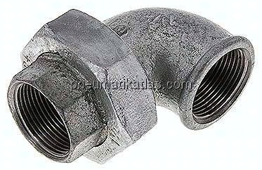 Winkel-Verschraubung flach dichtend Rp 1-1/4" (IG)