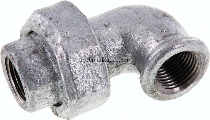 Winkel-Verschraubung konisch dichtend Rp 1/2" (IG)