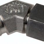 Einstellb. 45°-Schneidringverschraubung 15 L (M22x1,5), ohne Mutter & Schneidring, 1.4571