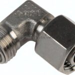 Einstellb. Winkel-Schneidringverschr. 28 L (M36x2), ohne Mutter & Schneidring, 1.4571