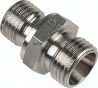 Gerade Schneidringverschr. M 12x1,5-8 L (M14x1,5), ohne Mutter & Schneidring, 1.4571