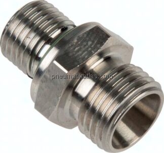 Gerade Schneidringverschr. G 1-1/2"-30 S (M42x2), ohne Mutter & Schneidring, 1.4571