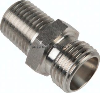 Gerade Schneidringverschr. NPT 3/8"-10 S (M18x1,5), ohne Mutter & Schneidring, 1.4571
