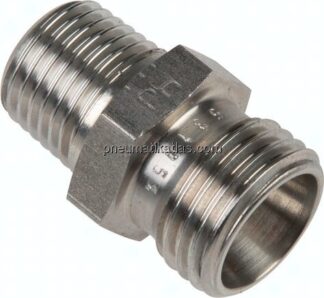 Gerade Schneidringverschr. R 1-1/4"-35 L (M45x2), ohne Mutter & Schneidring, 1.4571