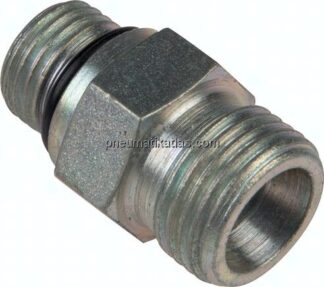 Gerade Schneidringverschr. UN 1-1/16"-12-28 L (M36x2), ohne Mutter & Schneidring, Stahl verzinkt
