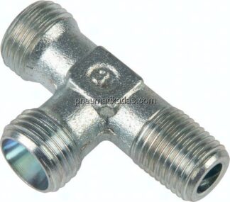 LE-Schneidringverschraubung R 1/8"-4 LL (M8x1), ohne Mutter & Schneidring, Stahl verzinkt