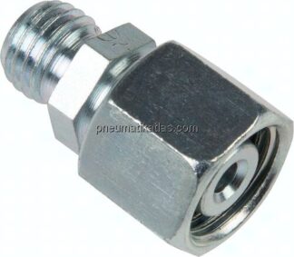 Reduziereinsatz 22 L-6 L (M12x1,5), ohne Mutter & Schneidring, Stahl verzinkt