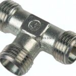 T-Schneidringverschraubung 10 LL (M14x1), ohne Mutter & Schneidring, Stahl verzinkt