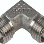 Winkel-Schneidringverschraubung 6 LL (M10x1), ohne Mutter & Schneidring, 1.4571