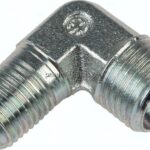Winkel-Schneidringverschraub. R 1/2"-14 S (M22x1,5), ohne Mutter & Schneidring, Stahl verzinkt