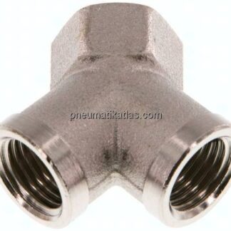 Y-Stück G 1/4" (IG), Messing vernickelt