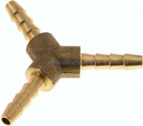 Y-Schlauchverbinder 5mm, Messing