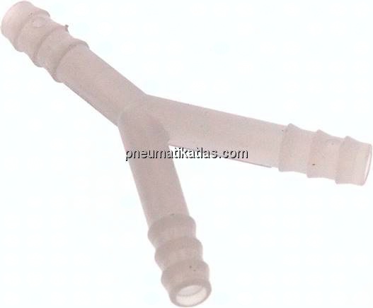 Y-Schlauchverbinder 6 (1/4")mm, PVDF