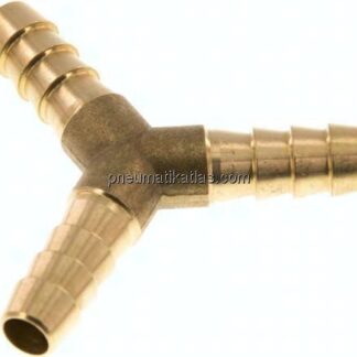 Y-Schlauchverbinder 8 (5/16")mm, Messing