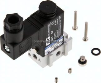 3/2-Wege Magnetventil, M 5, Federrückstellung (NC), 230 V AC