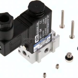 3/2-Wege Magnetventil, M 5, Federrückstellung (NC), 230 V AC