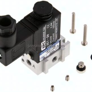 3/2-Wege Magnetventil, M 5, Federrückstellung (NC), 24 V AC