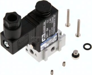 3/2-Wege Magnetventil, M 5, Federrückstellung (NC), 24 V DC