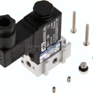 3/2-Wege Magnetventil, M 5, Federrückstellung (NC), 24 V DC