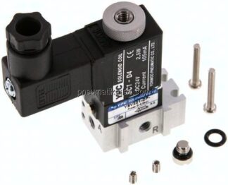 3/2-Wege Magnetventil, M 5, Federrückstellung (NO), 24 V AC