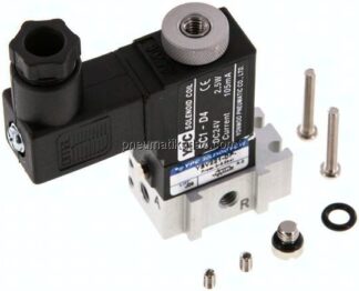 3/2-Wege Magnetventil, M 5, Federrückstellung (NO), 12 V DC