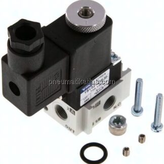 3/2-Wege Magnetventil, G 1/8", Federrückstellung (NO), 115 V AC